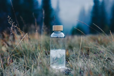 Logotrade promotional item image of: RCS RPET bottle with bamboo lid