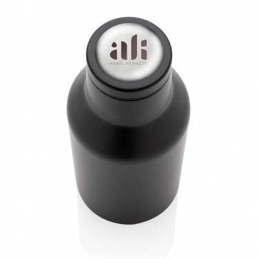 Logo trade promotional merchandise photo of: RCS Recycled stainless steel compact bottle