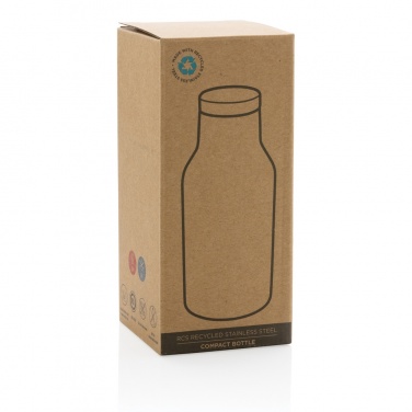 Logotrade corporate gift picture of: RCS Recycled stainless steel compact bottle