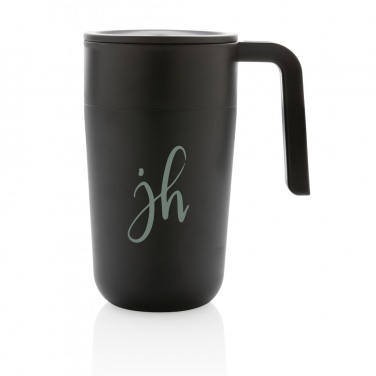 Logotrade promotional products photo of: GRS Recycled PP and SS mug with handle