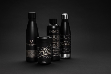 Logotrade promotional gifts photo of: RCS Recycled stainless steel solid vacuum bottle