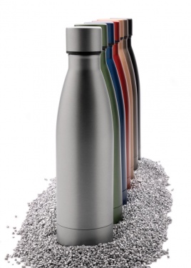 Logotrade promotional gift image of: RCS Recycled stainless steel solid vacuum bottle