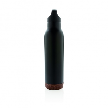 Logo trade corporate gifts image of: Cork leakproof vacuum flask