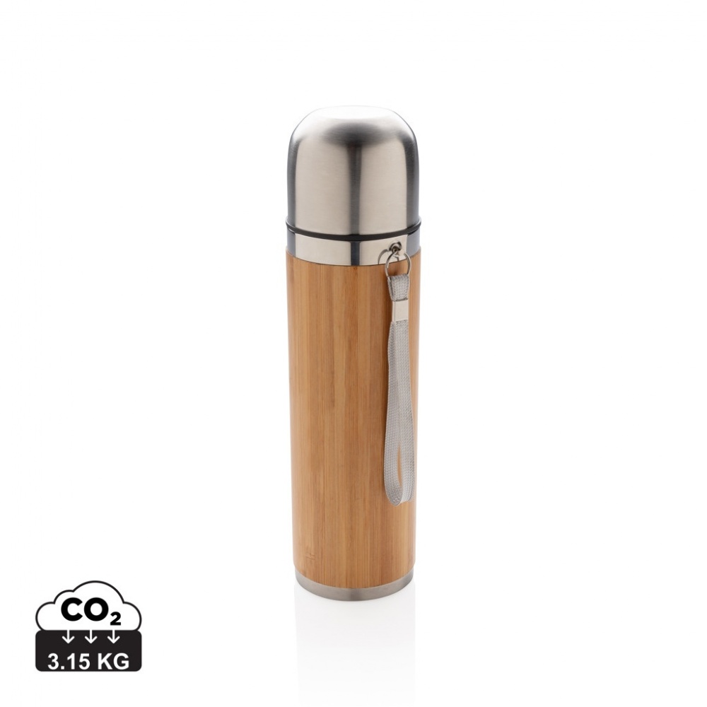 Logotrade promotional merchandise image of: Bamboo vacuum travel flask