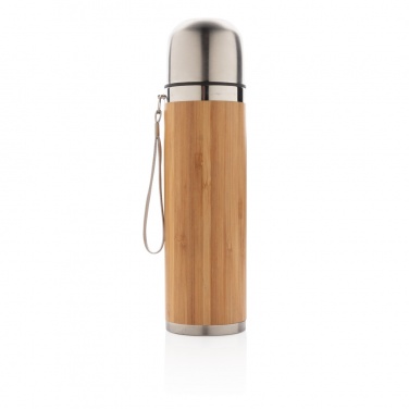 Logotrade promotional gifts photo of: Bamboo vacuum travel flask