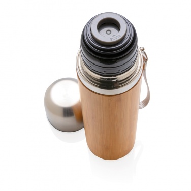 Logotrade promotional products photo of: Bamboo vacuum travel flask