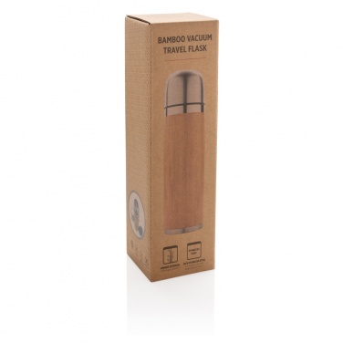 Logotrade corporate gifts photo of: Bamboo vacuum travel flask