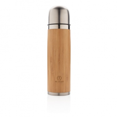Logotrade promotional giveaways photo of: Bamboo vacuum travel flask