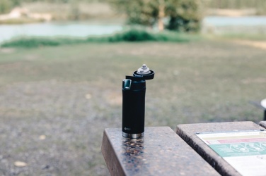 Logo trade business gifts image of: Swiss Peak Elite copper vacuum mug