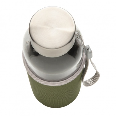 Logotrade advertising products photo of: Glass bottle with neoprene sleeve
