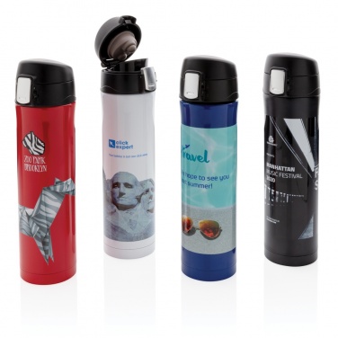 Logotrade promotional products photo of: RCS Re-steel easy lock vacuum flask