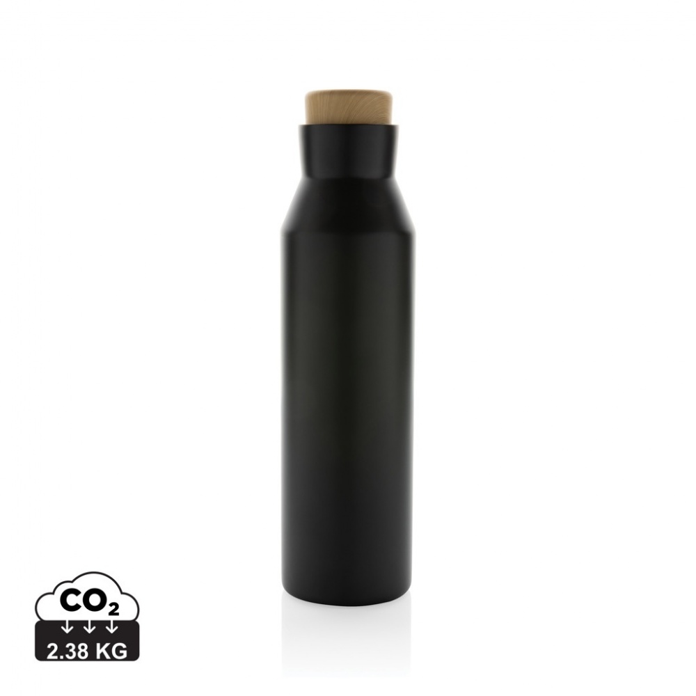 Logotrade advertising product image of: Gaia RCS certified recycled stainless steel vacuum bottle