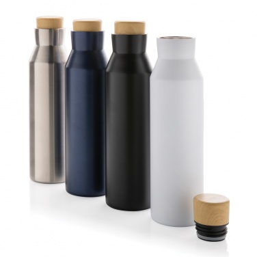 Logo trade promotional products picture of: Gaia RCS certified recycled stainless steel vacuum bottle