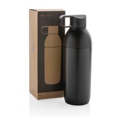 Logo trade promotional items image of: Flow RCS recycled stainless steel vacuum bottle