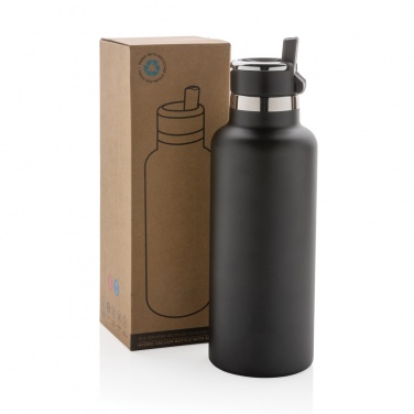 Logotrade advertising product image of: Hydro RCS recycled stainless steel vacuum bottle with spout
