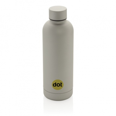 Logo trade promotional gifts picture of: RCS Recycled stainless steel Impact vacuum bottle