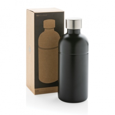 Logo trade business gifts image of: Soda RCS certified re-steel carbonated drinking bottle