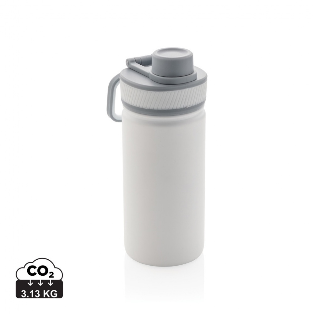 Logo trade corporate gifts image of: Vacuum stainless steel bottle with sports lid 550ml