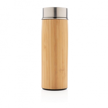 Logotrade advertising product image of: Leak proof bamboo vacuum bottle