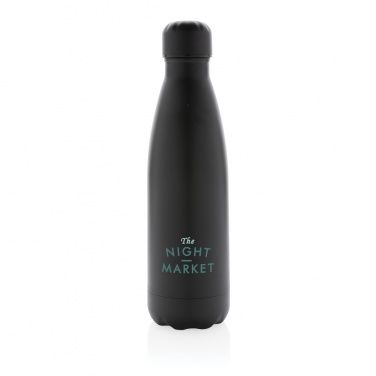 Logotrade advertising products photo of: Solid colour vacuum stainless steel bottle 500 ml