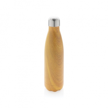 Logo trade promotional products picture of: Vacuum insulated stainless steel bottle with wood print