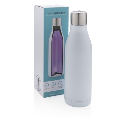 Logotrade advertising product image of: UV-C steriliser vacuum stainless steel bottle