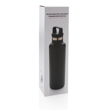 Logotrade promotional giveaway picture of: Vacuum insulated leak proof standard mouth bottle
