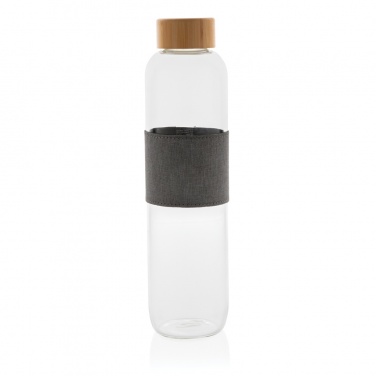 Logo trade advertising products picture of: Impact borosilicate glass bottle with bamboo lid