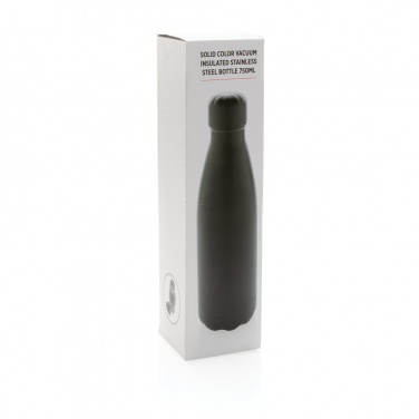 Logo trade promotional gifts picture of: Solid colour vacuum stainless steel bottle 750ml