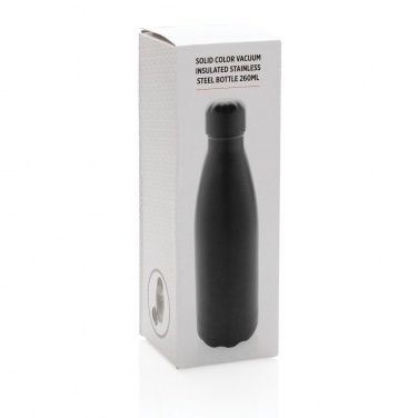 Logotrade promotional merchandise picture of: Solid colour vacuum stainless steel bottle 260ml