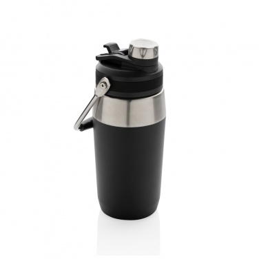 Logo trade corporate gifts picture of: Vacuum stainless steel dual function lid bottle 500ml