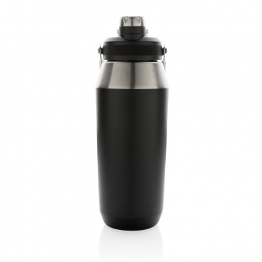 Logotrade business gift image of: Vacuum stainless steel dual function lid bottle 1L