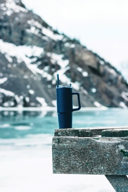 Logotrade advertising product picture of: Tana RCS plastic tumbler with handle 900ml