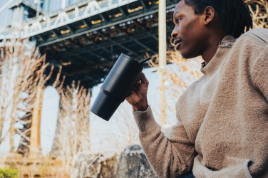 Logotrade business gift image of: Embrace deluxe RCS recycled stainless steel tumbler 900ml