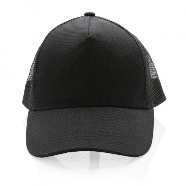 Logo trade promotional item photo of: Impact AWARE™ Brushed rcotton 5 panel trucker cap 190gr