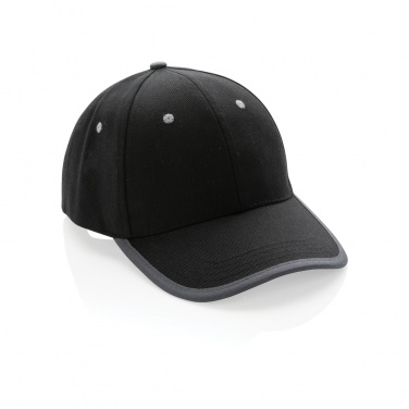 Logo trade promotional item photo of: Impact AWARE™ Brushed rcotton 6 panel contrast cap 280gr