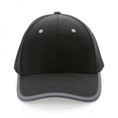 Logotrade promotional product image of: Impact AWARE™ Brushed rcotton 6 panel contrast cap 280gr