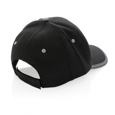 Logotrade promotional merchandise image of: Impact AWARE™ Brushed rcotton 6 panel contrast cap 280gr
