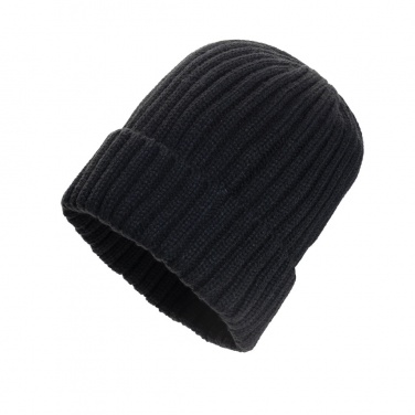 Logotrade promotional merchandise picture of: Kennedi AWARE™ Polylana® beanie with large rib