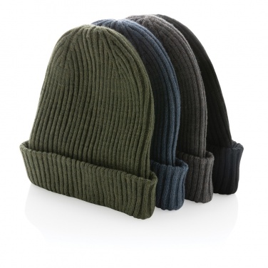 Logo trade advertising products picture of: Impact AWARE™  Polylana® double knitted beanie