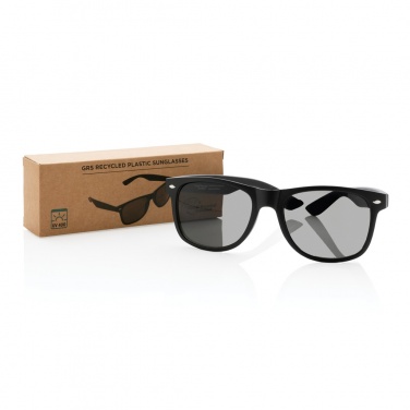 Logotrade promotional giveaway image of: GRS recycled PC plastic sunglasses