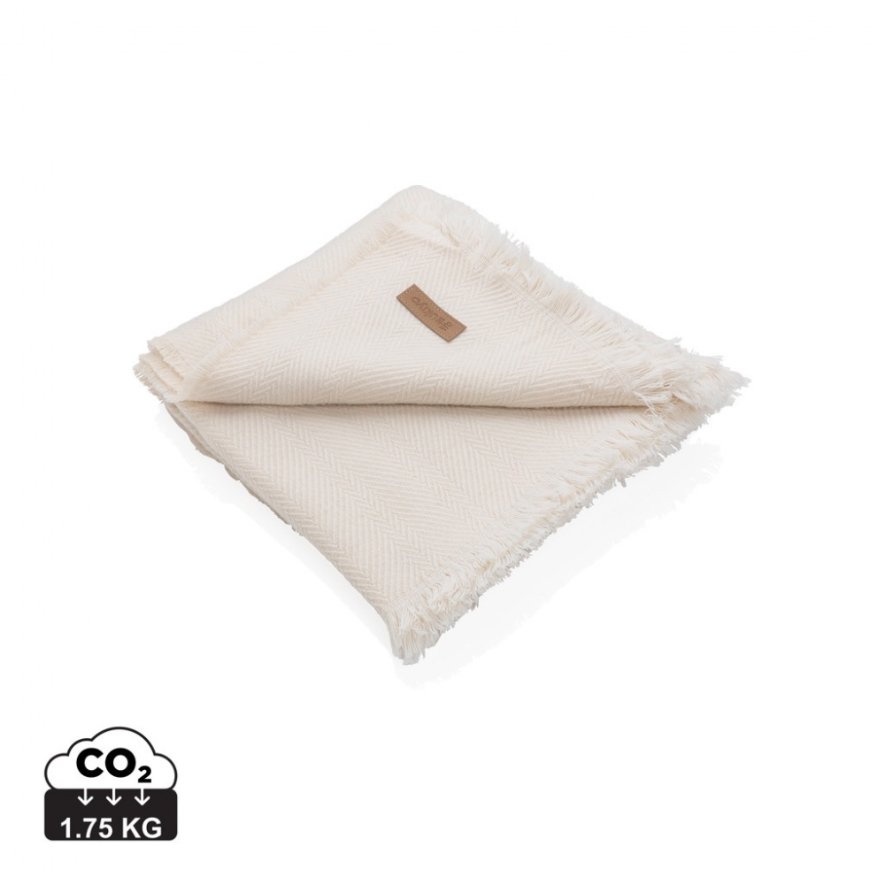 Logotrade promotional giveaways photo of: Ukiyo Aware™ Polylana® woven blanket 130x150cm