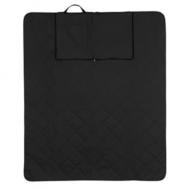 Logo trade promotional giveaways image of: Impact Aware™ RPET foldable quilted picnic blanket