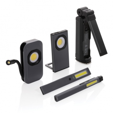 Logo trade promotional gifts image of: Gear X RCS plastic USB rechargeable inspection light