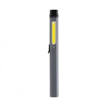 Logo trade promotional giveaway photo of: Gear X RCS recycled plastic USB rechargeable pen light