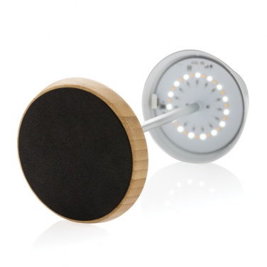 Logo trade business gift photo of: Pure Glow RCS usb-rechargeable recycled plastic table lamp