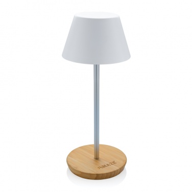 Logo trade promotional product photo of: Pure Glow RCS usb-rechargeable recycled plastic table lamp