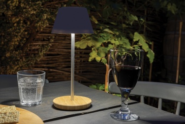 Logotrade promotional merchandise photo of: Pure Glow RCS usb-rechargeable recycled plastic table lamp