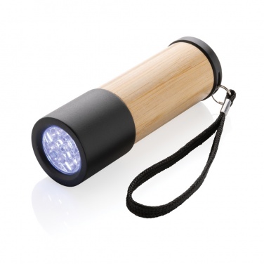 Logo trade advertising products picture of: Bamboo and RCS certfied recycled plastic torch