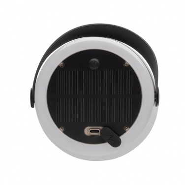 Logotrade corporate gift image of: SolarGlow RCS recycled ABS USB-rechargeable outdoor light